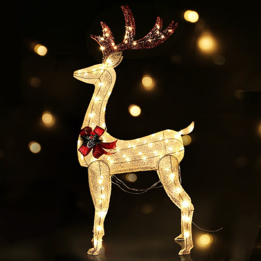 0.82M Christmas Lights 304 LED Snow Motif Light Decorations Jingle Jollys